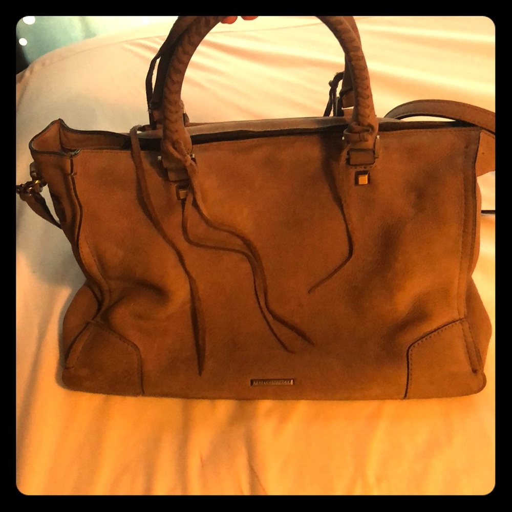 Rebecca Minkoff suede purse.